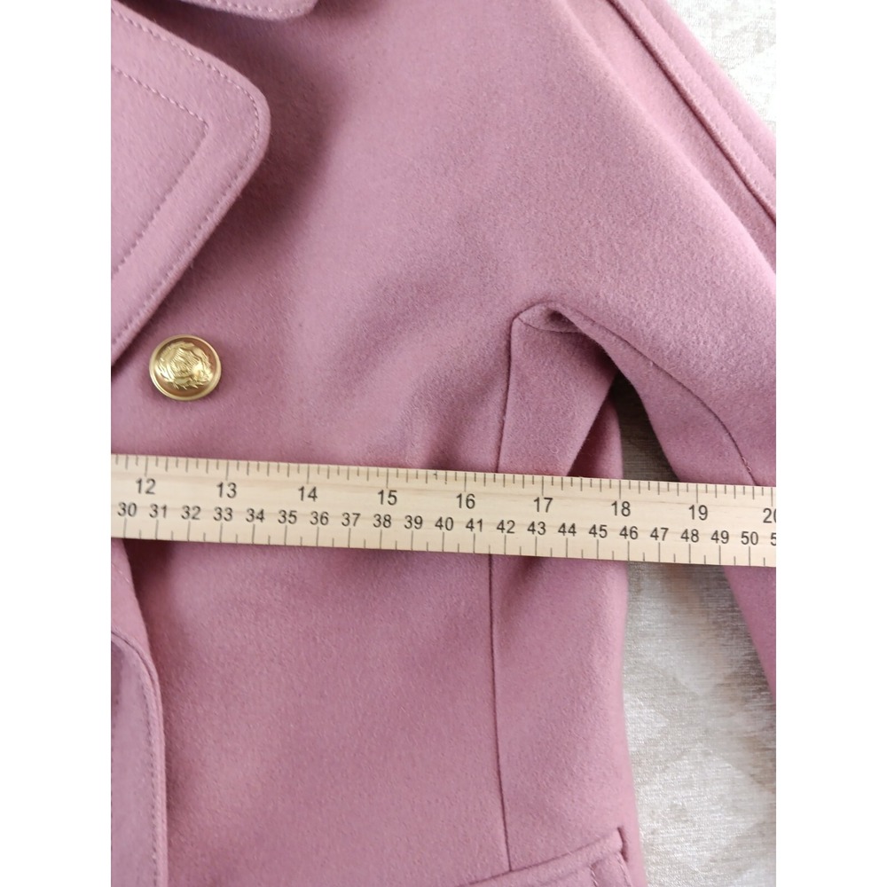 JCrew Blazer Womens 0 Pink Melton Wool Sport Jacket - Picture 3 of 8